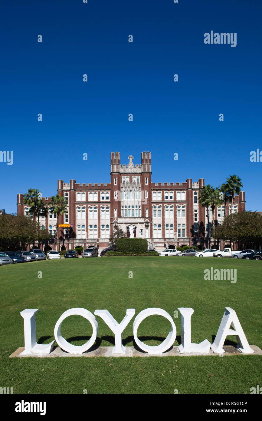 USA, Louisiana, New Orleans, Loyola University Stock Photo