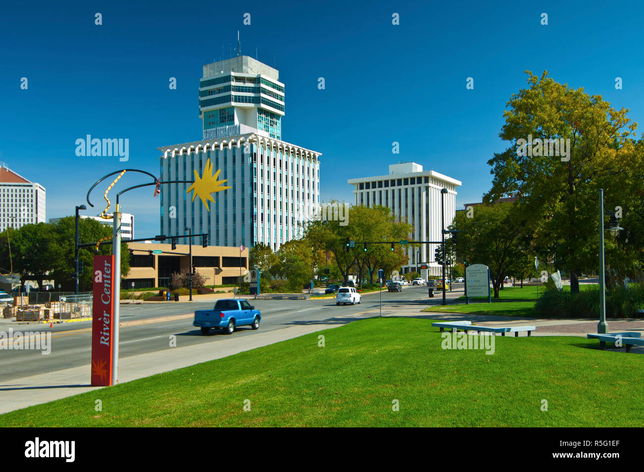 Wichita kansas downtown hires stock photography and images Alamy