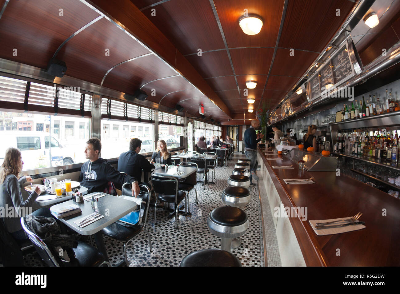 Former Empire Diner in Chelsea, Manhattan, New York City, USA Stock Photo