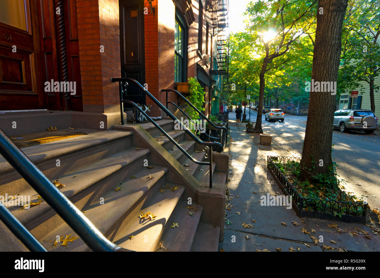 New york city usa nyc urban railing hi-res stock photography and images ...