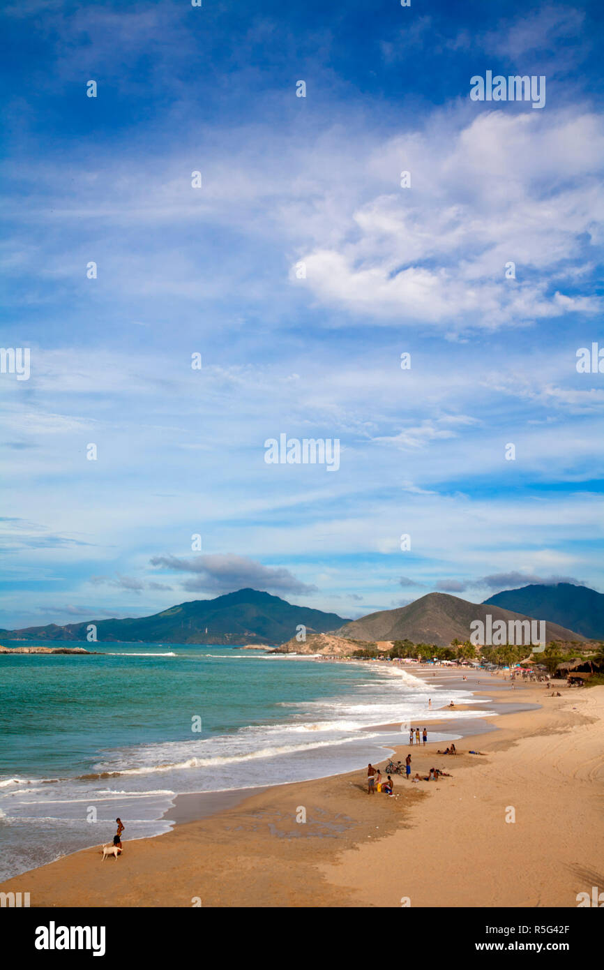 Venezuela, Nueva Esparta, Isla De Margarita - Margarita Island, Playa ...