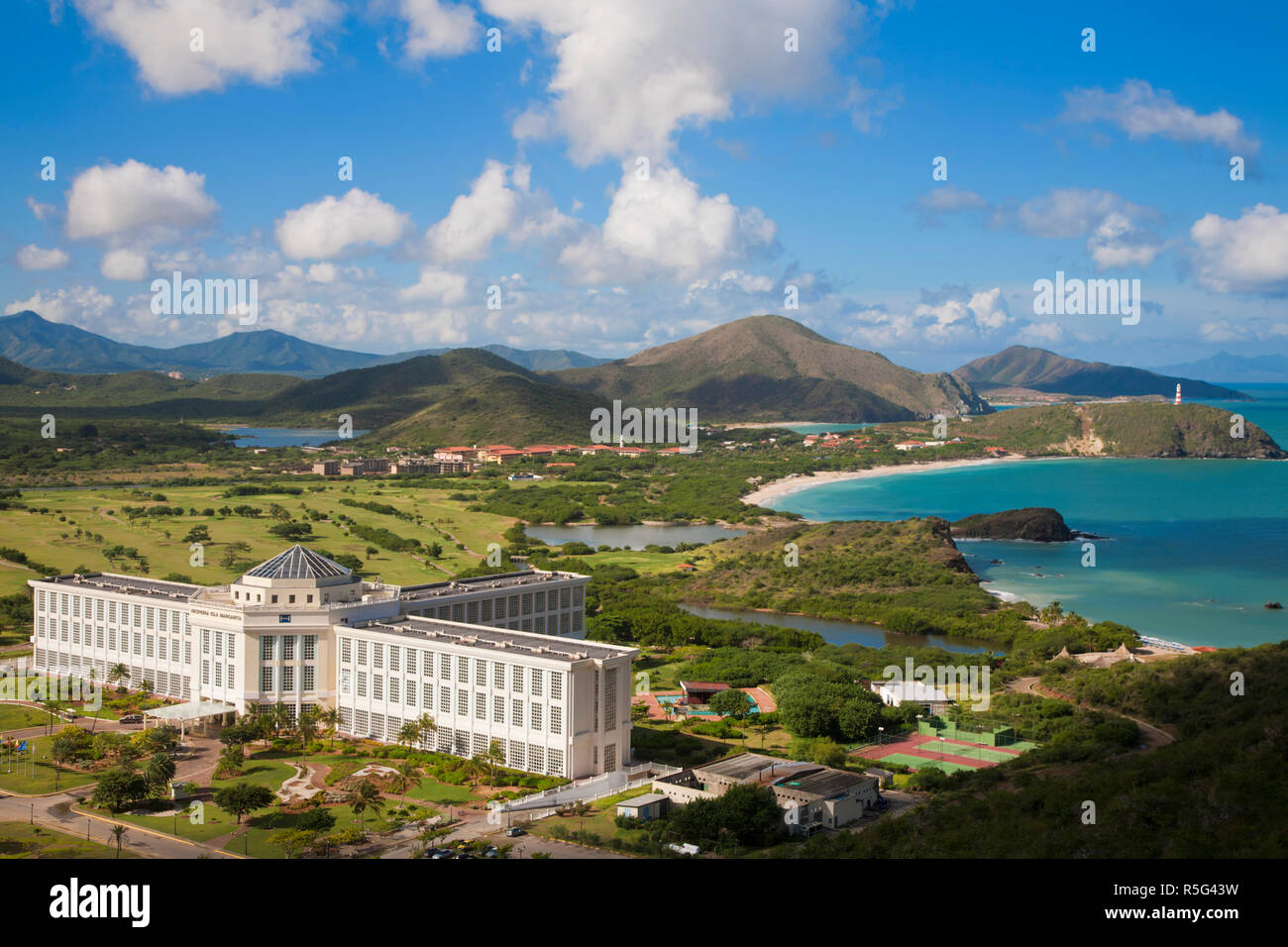 Venezuela, Nueva Esparta, Isla De Margarita - Margarita Island, Hesperia Isla Margarita hotel, a luxury hotel with its own golf course Stock Photo