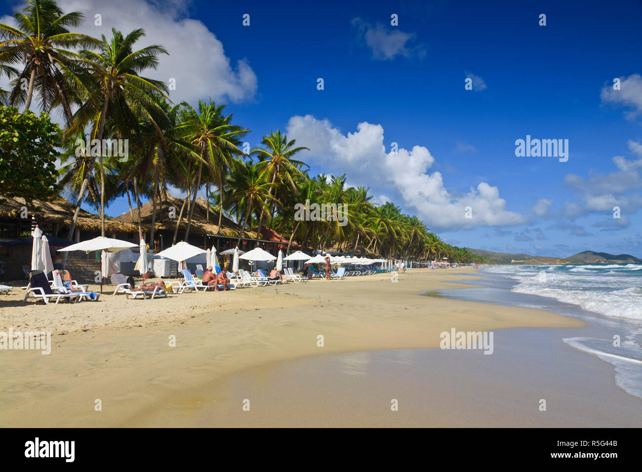 Venezuela, Nueva Esparta, Isla De Margarita - Margarita Island, Playa ...