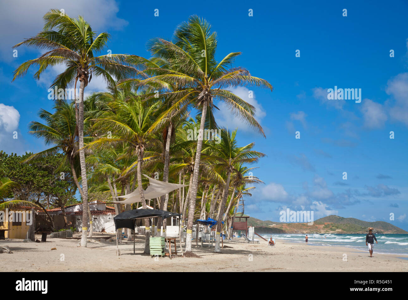 Venezuela, Nueva Esparta, Isla De Margarita - Margarita Island, Playa ...