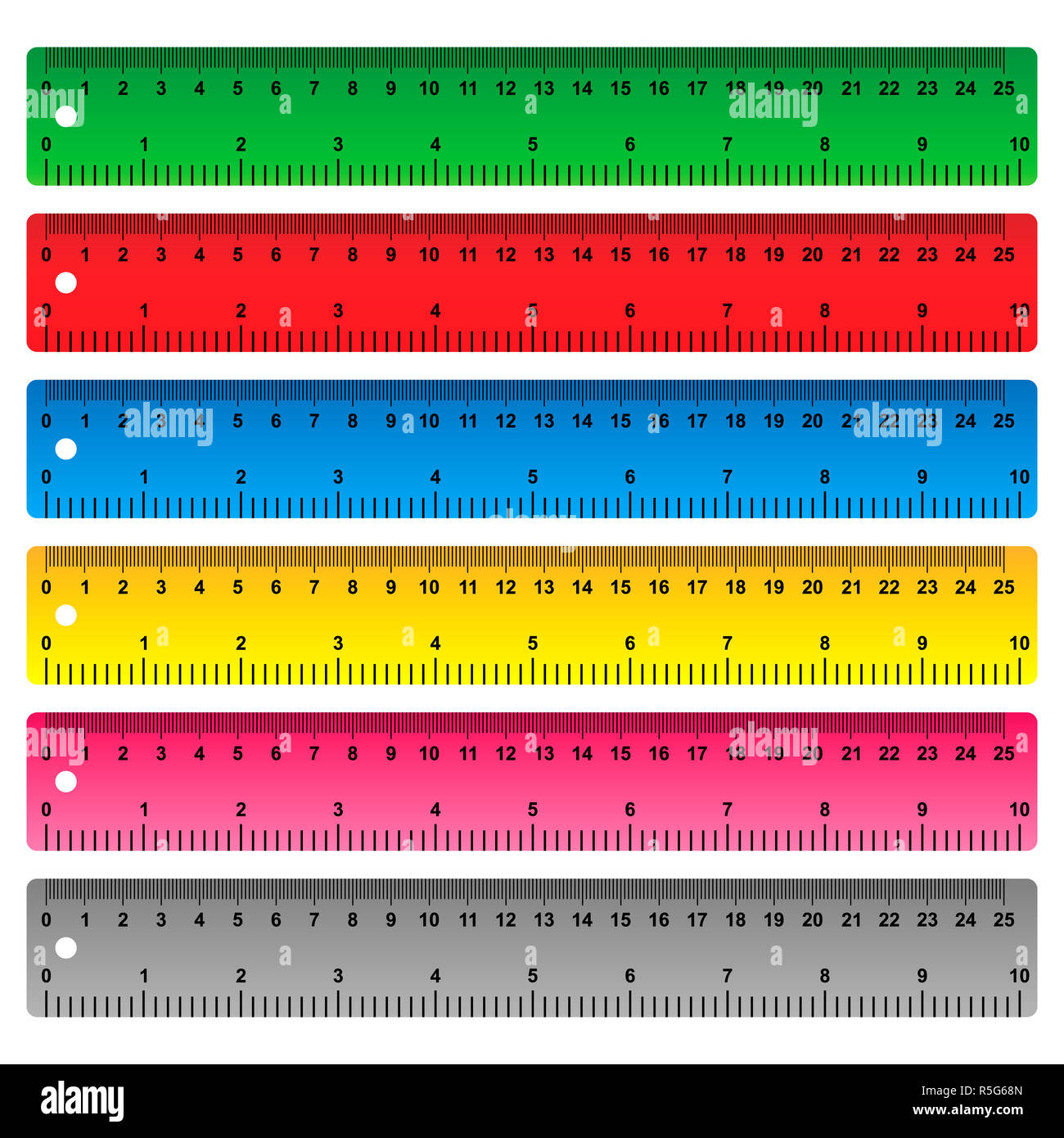 a millimeter ruler Stock Photo - Alamy