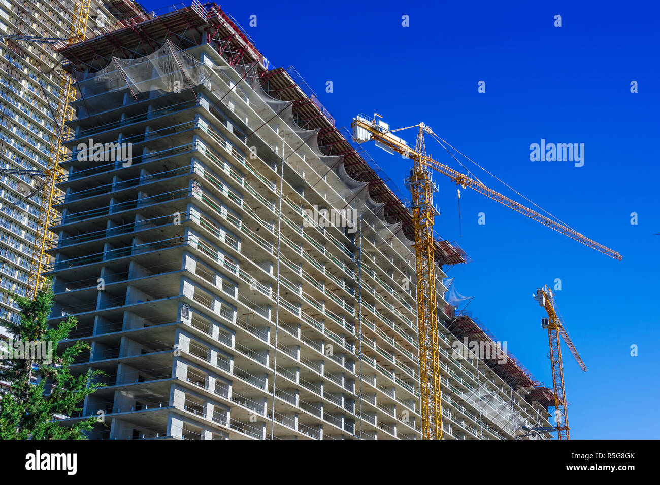 Construction of modern urban residential architecture Stock Photo - Alamy