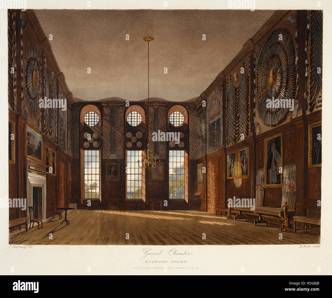 Guard Chamber, Hampton Court. The History of the Royal Residences
