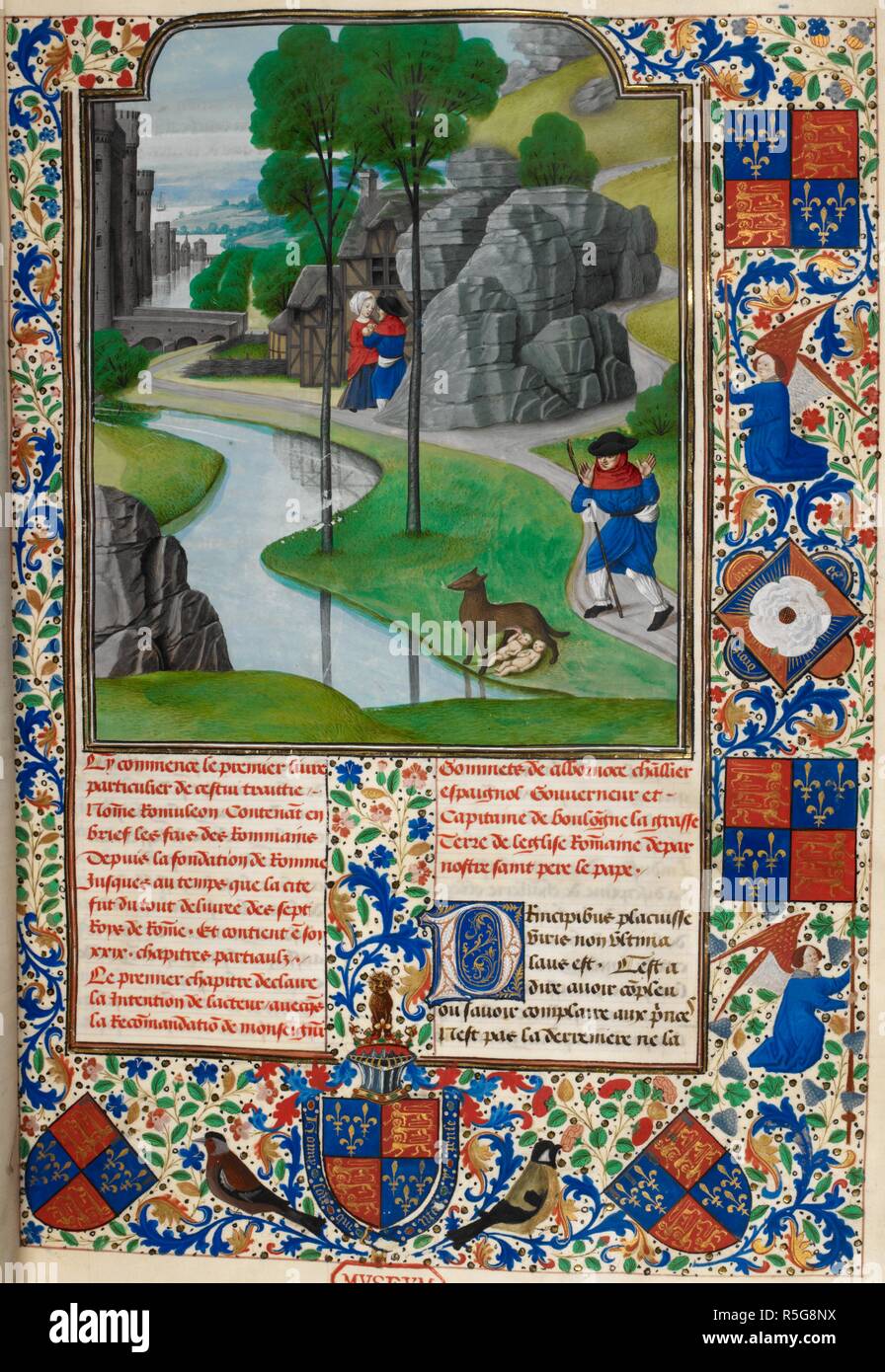 Faustulus discovers romulus remus 1480 hires stock photography and