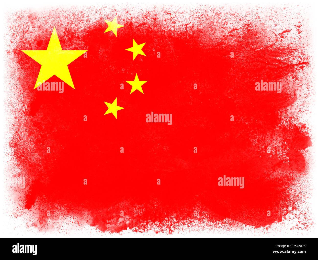 China particles flag hi-res stock photography and images - Alamy