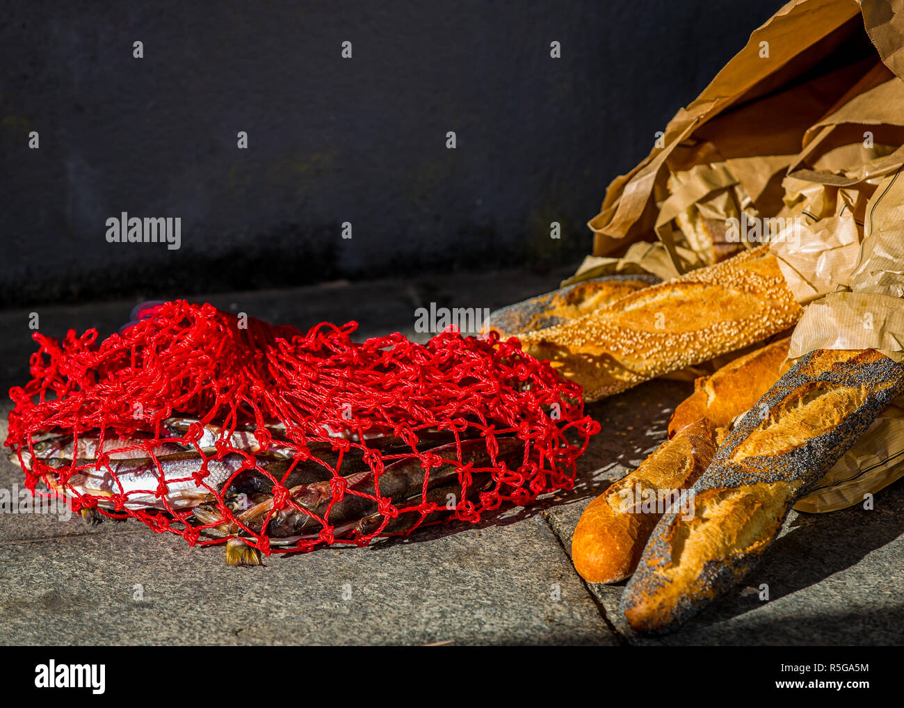 Loaves & Fishes Stock Photo Alamy