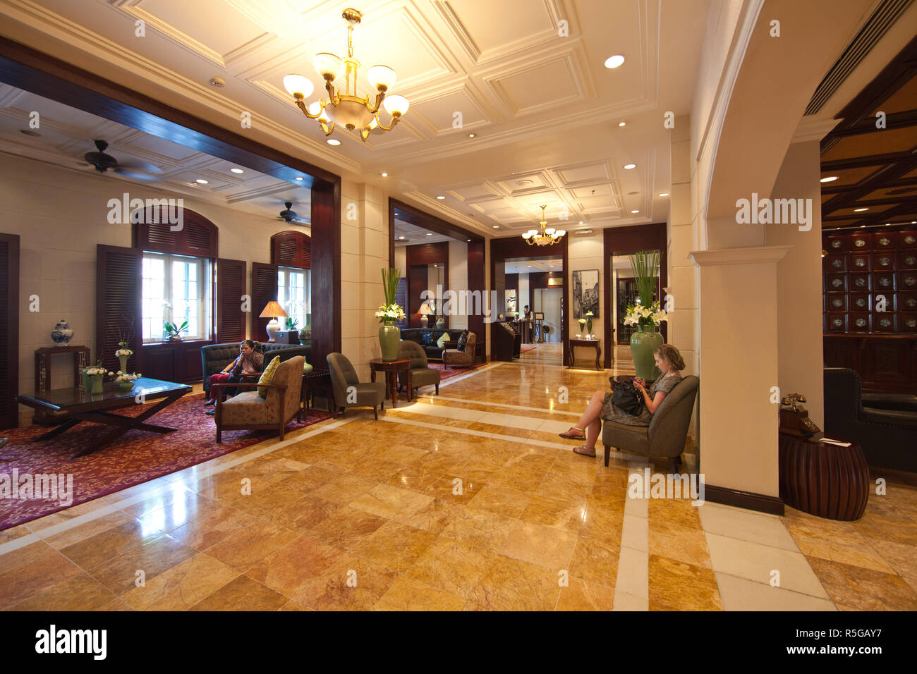 Sofitel Metropole Legend Hotel, Hanoi, Vietnam Stock Photo