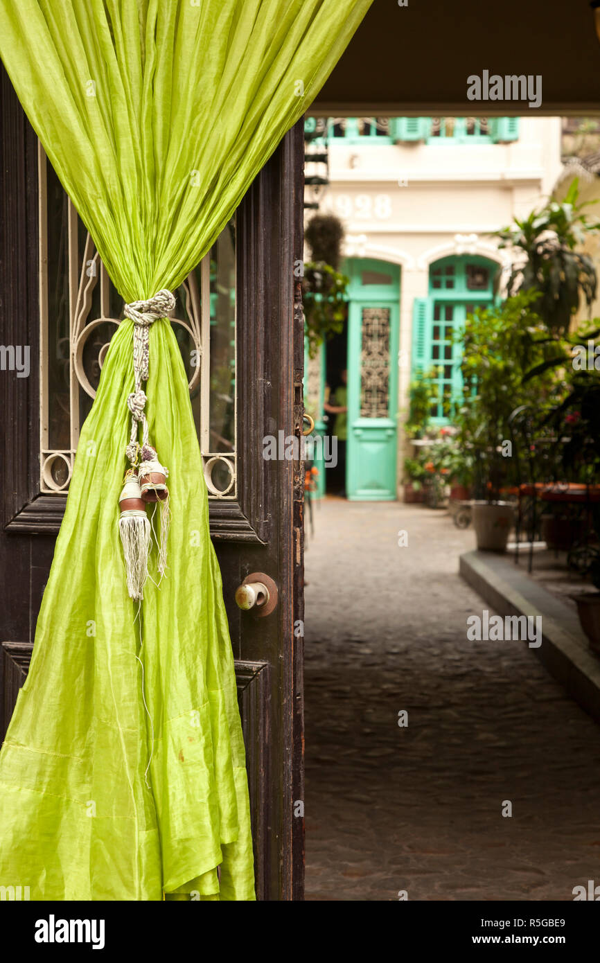 Green Tangerine restaurant, Old Quarter, Hanoi, Vietnam Stock Photo Alamy