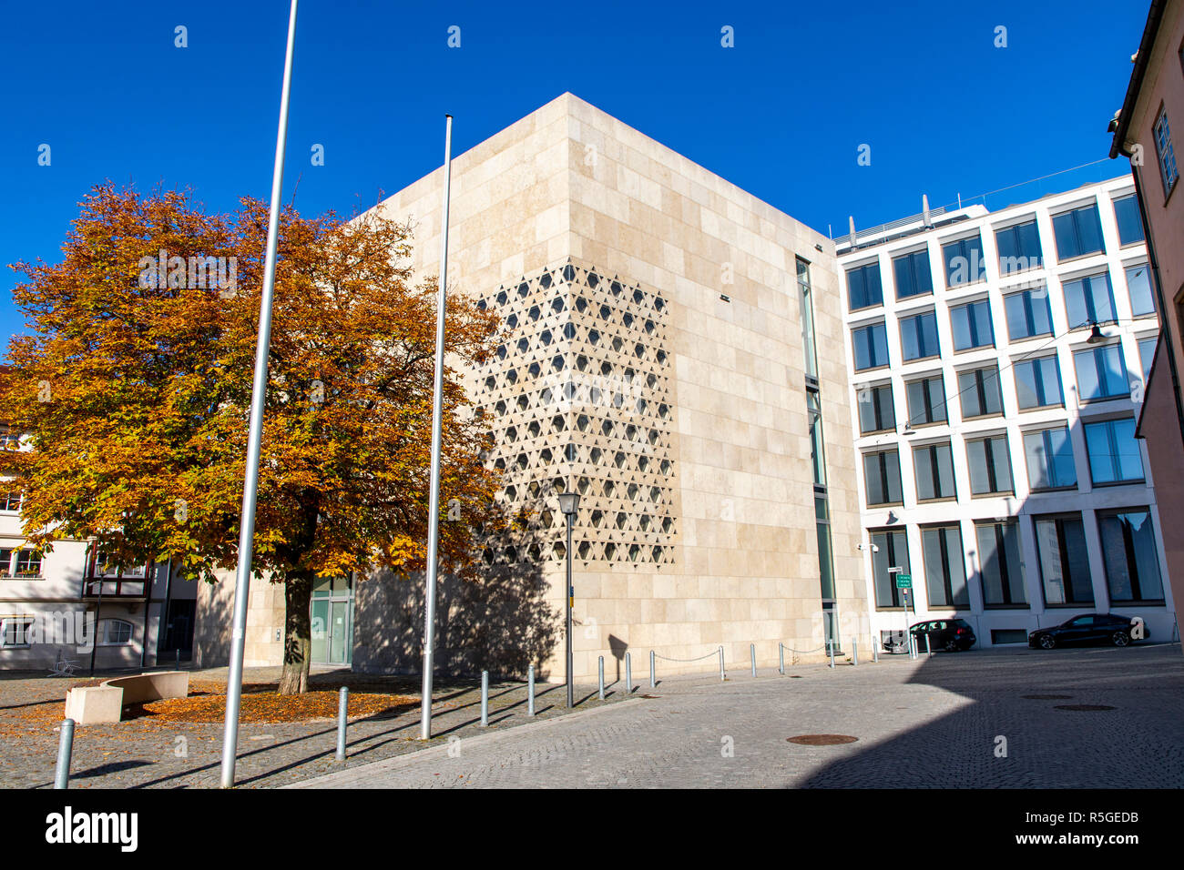 The new synagogue at the Weinhof in Ulm, Germany Stock Photo Alamy