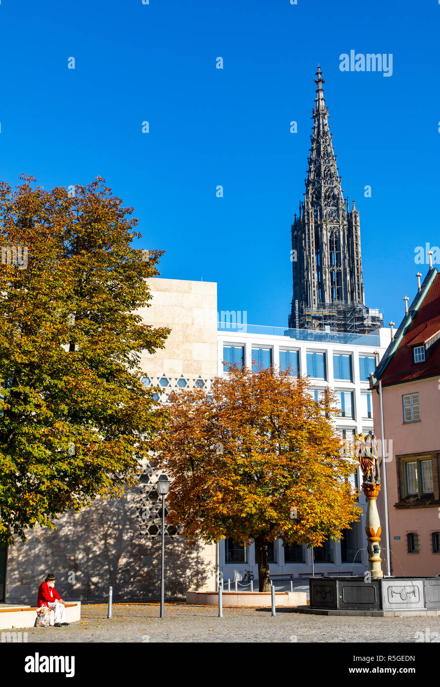 The new synagogue at the Weinhof in Ulm, Germany Stock Photo Alamy