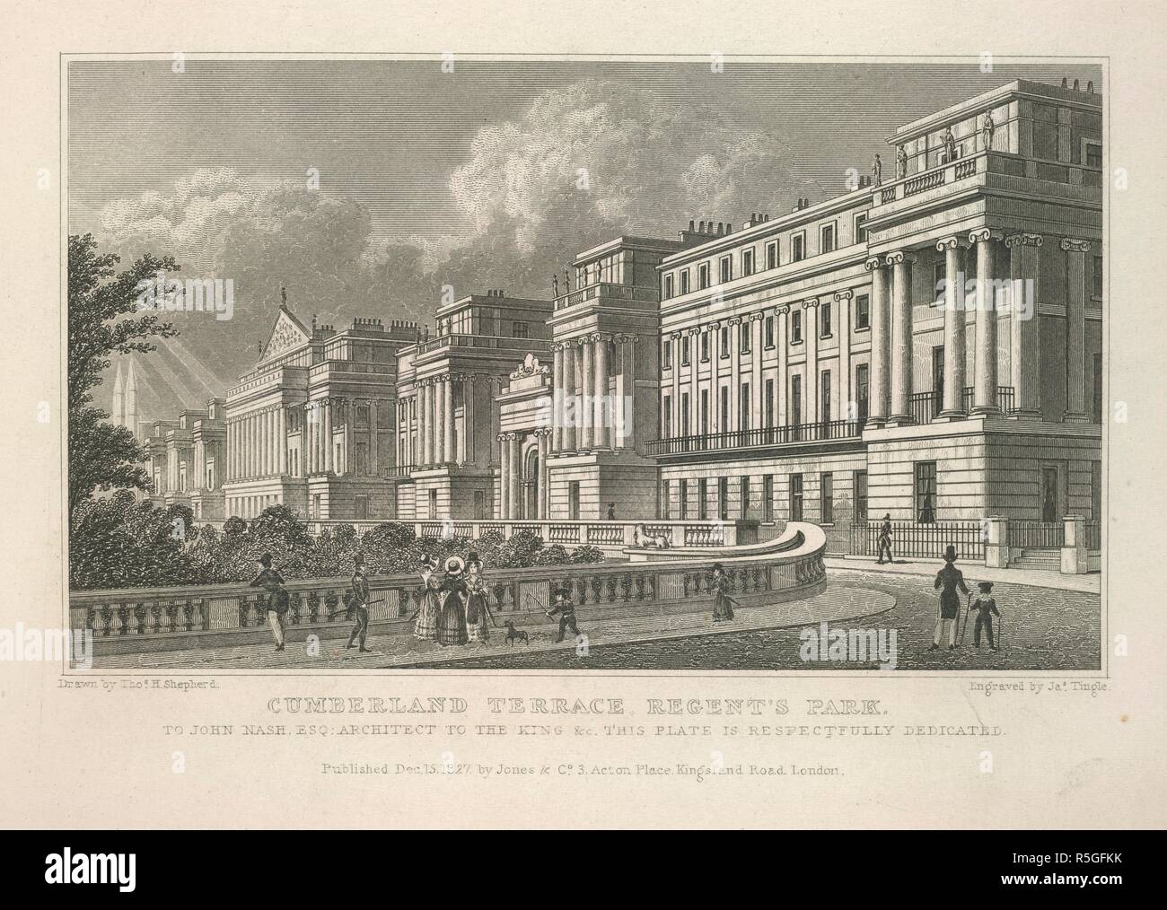 Cumberland Terrace. Metropolitan improvements; or, London in the ninet ...