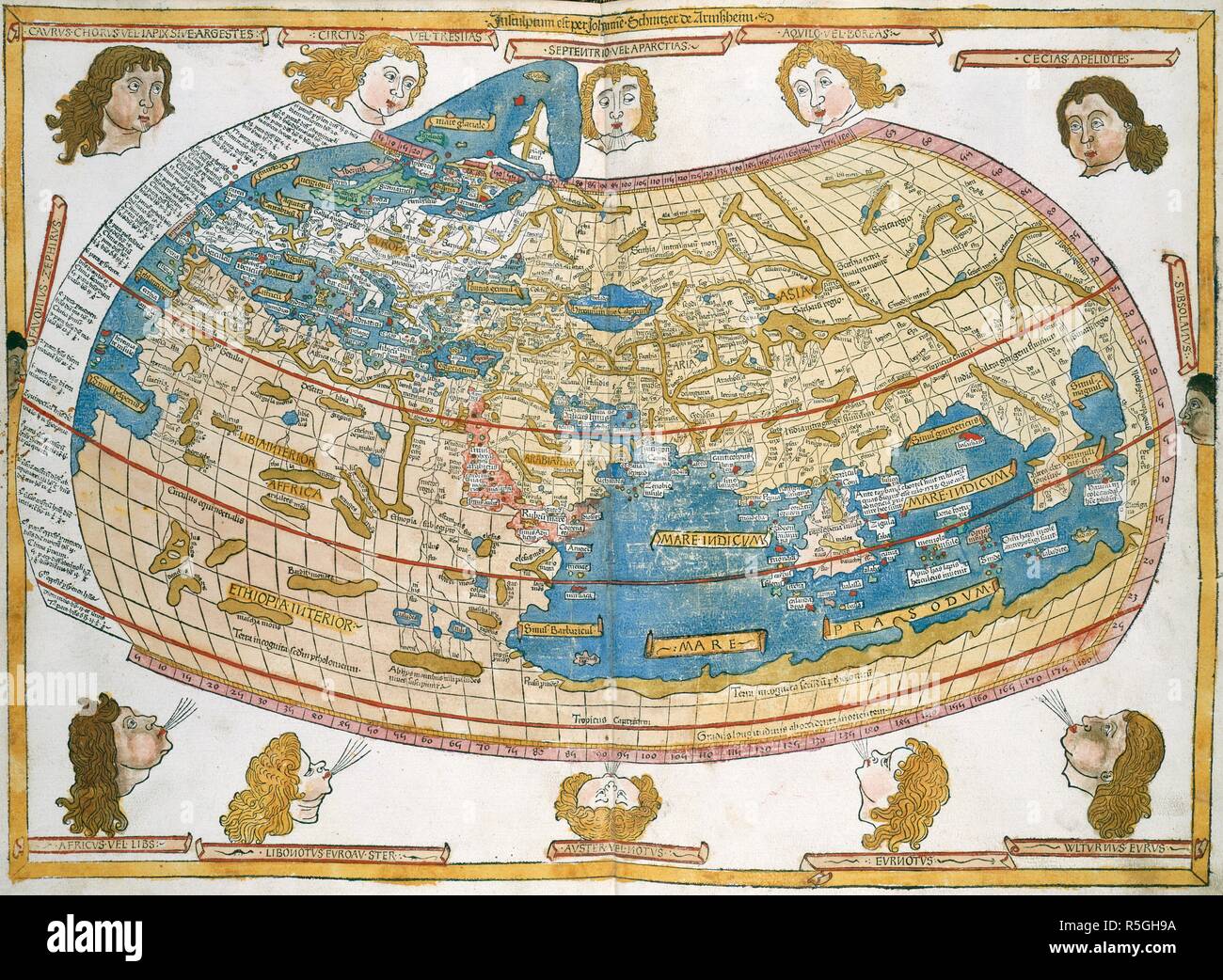 15th century world map hi-res stock photography and images - Alamy