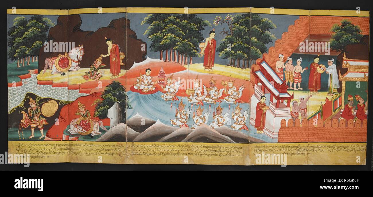 Prince Siddhartha Discovers Three Forms Of Suffering