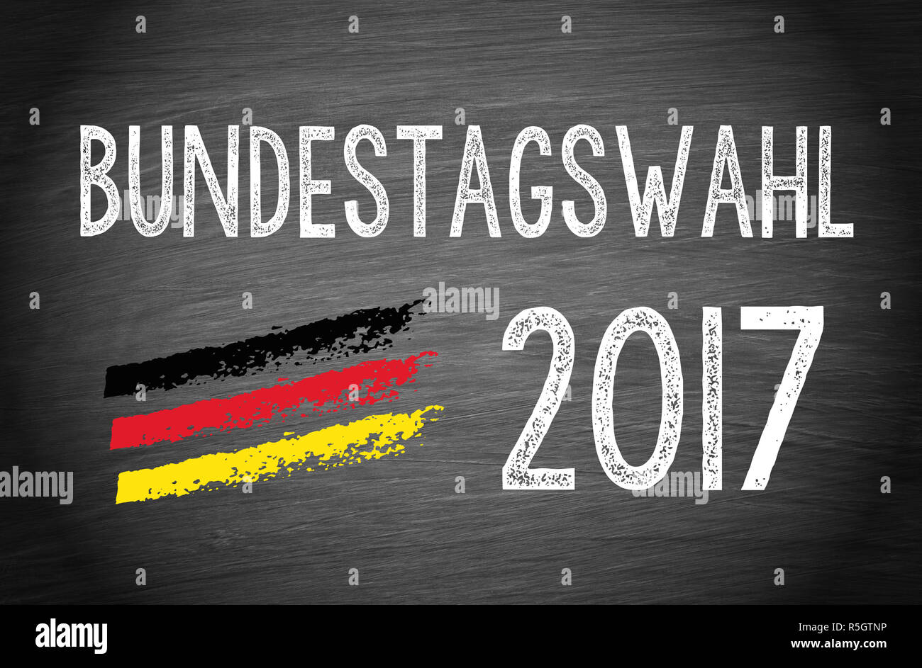 bundestag election 2017,election to the bundestag Stock Photo