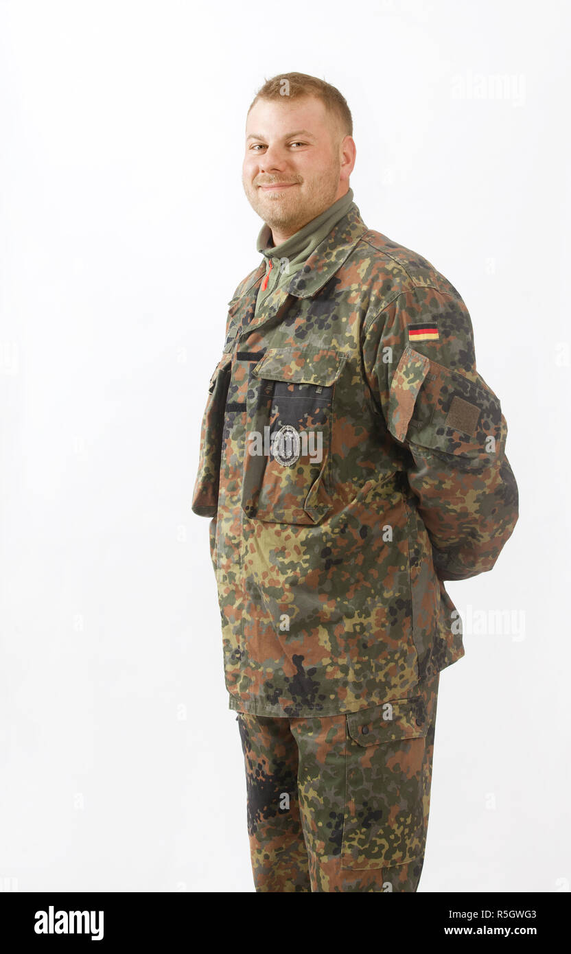 german soldier white background Stock Photo - Alamy