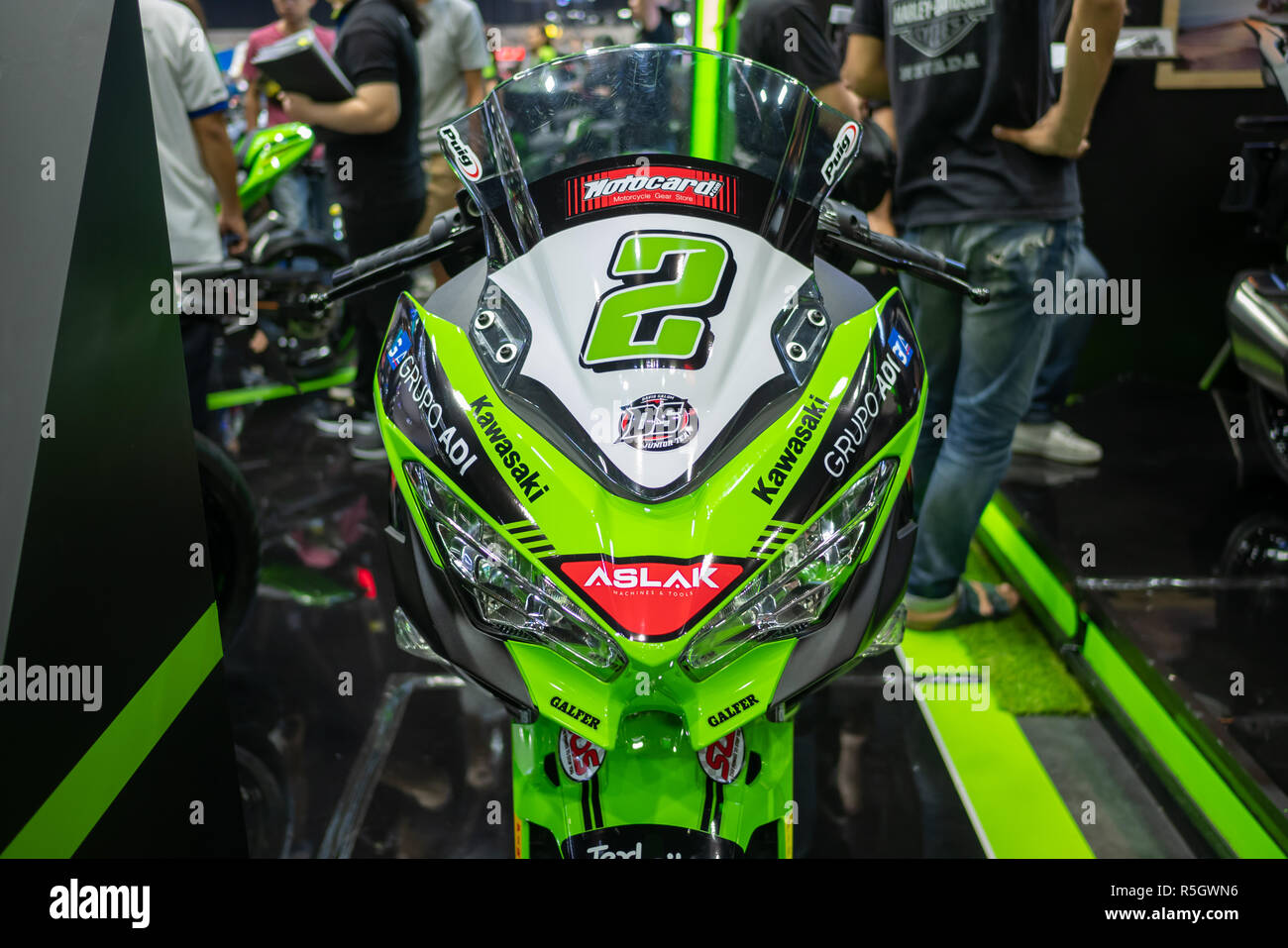 Yuu Bangkok, Thailand - November 30, 2018 : Kawasaki Motorcycle