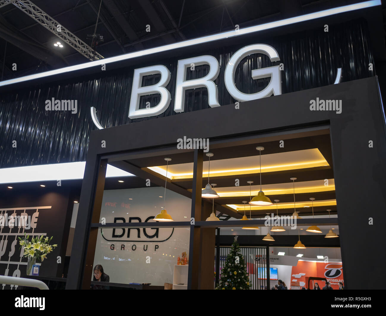 Bangkok, Thailand November 30, 2018 Car from BRG group at Thailand