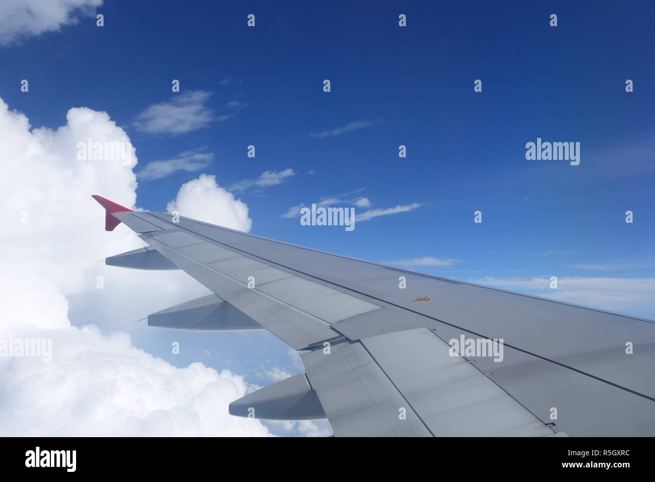 View over engine wing boeing hi-res stock photography and images - Alamy