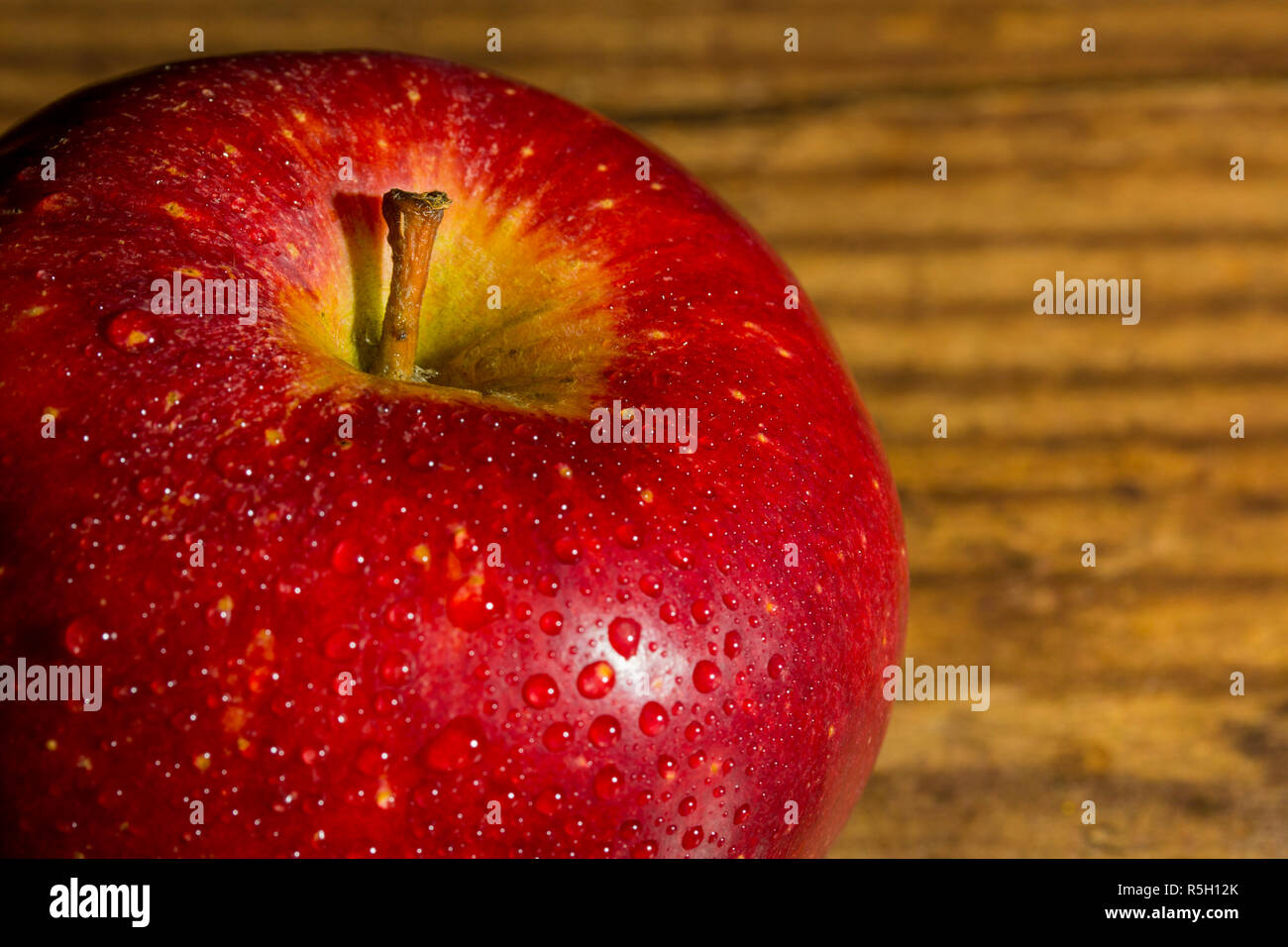 Close Up Red Braeburn Apple High Resolution Stock Photography and