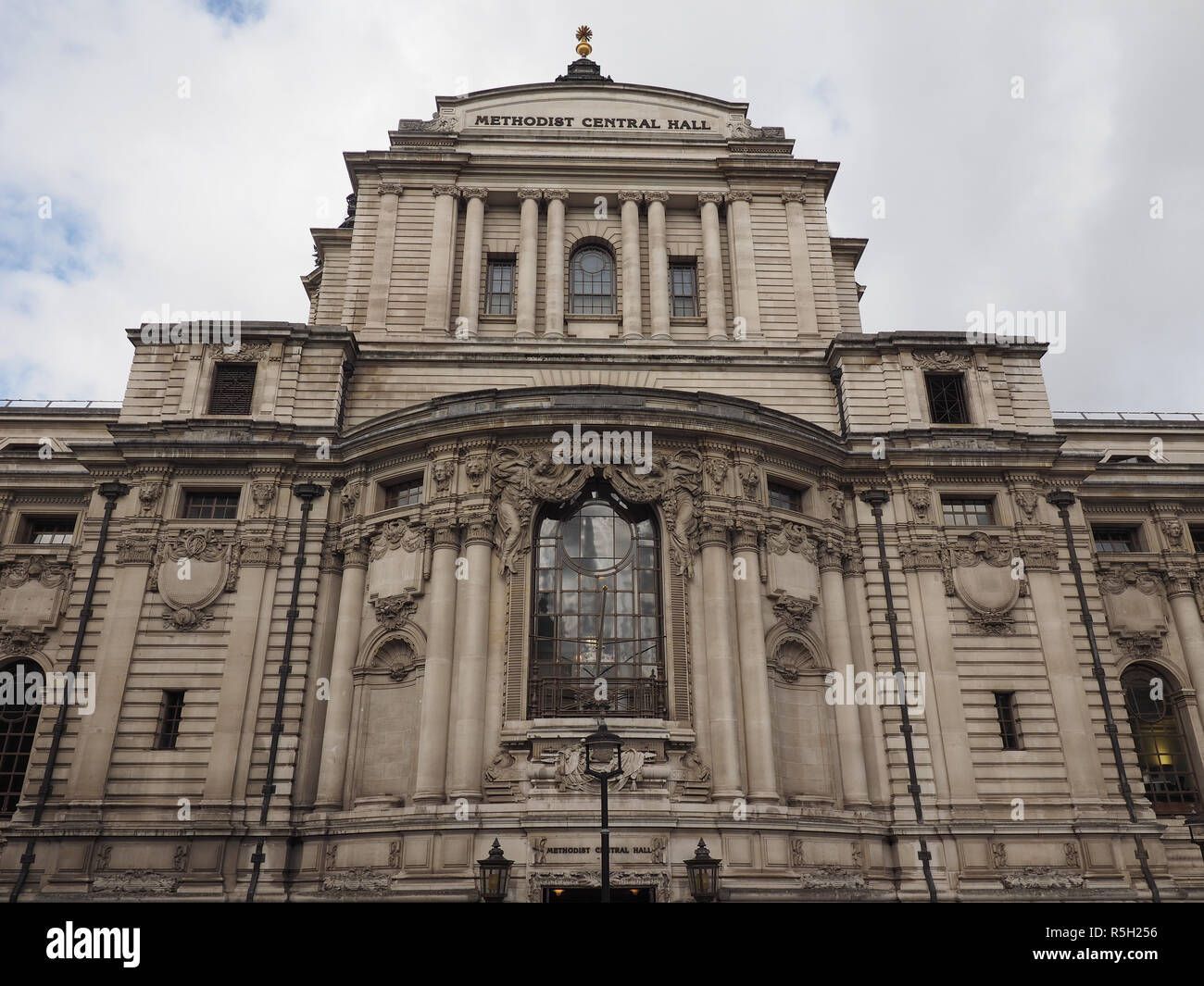 Methodist Central Hall in London Stock Photo
