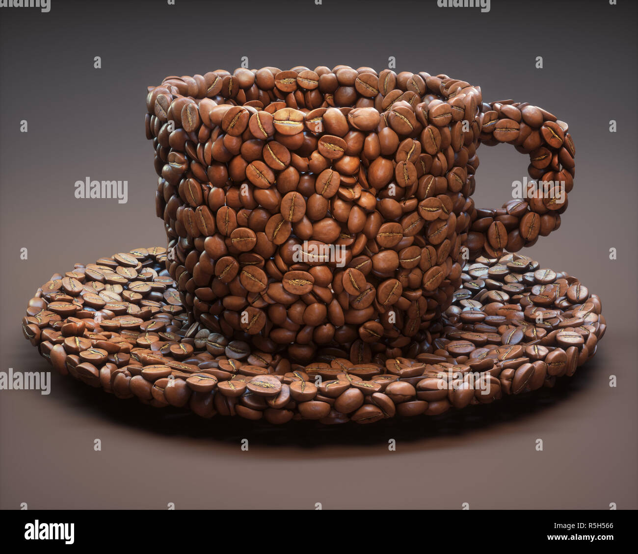 Coffee Cup Shape / Clipping Path Stock Photo - Alamy