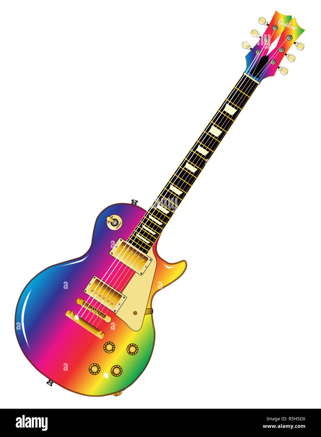 LGBT Blues Guitar Stock Photo Alamy