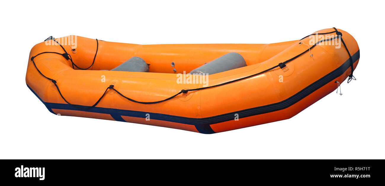 Inflatable rubber boat Stock Photo Alamy
