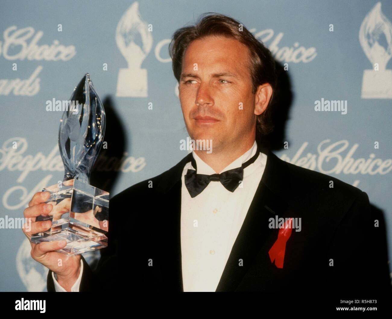 UNIVERSAL CITY, CA - MARCH 9: Actor Kevin Costner attends the 19th Annual People's Choice Awards on March 9, 1993 at Unversal Studios in Universal City, California. Photo by Barry King/Alamy Stock Photo Stock Photo