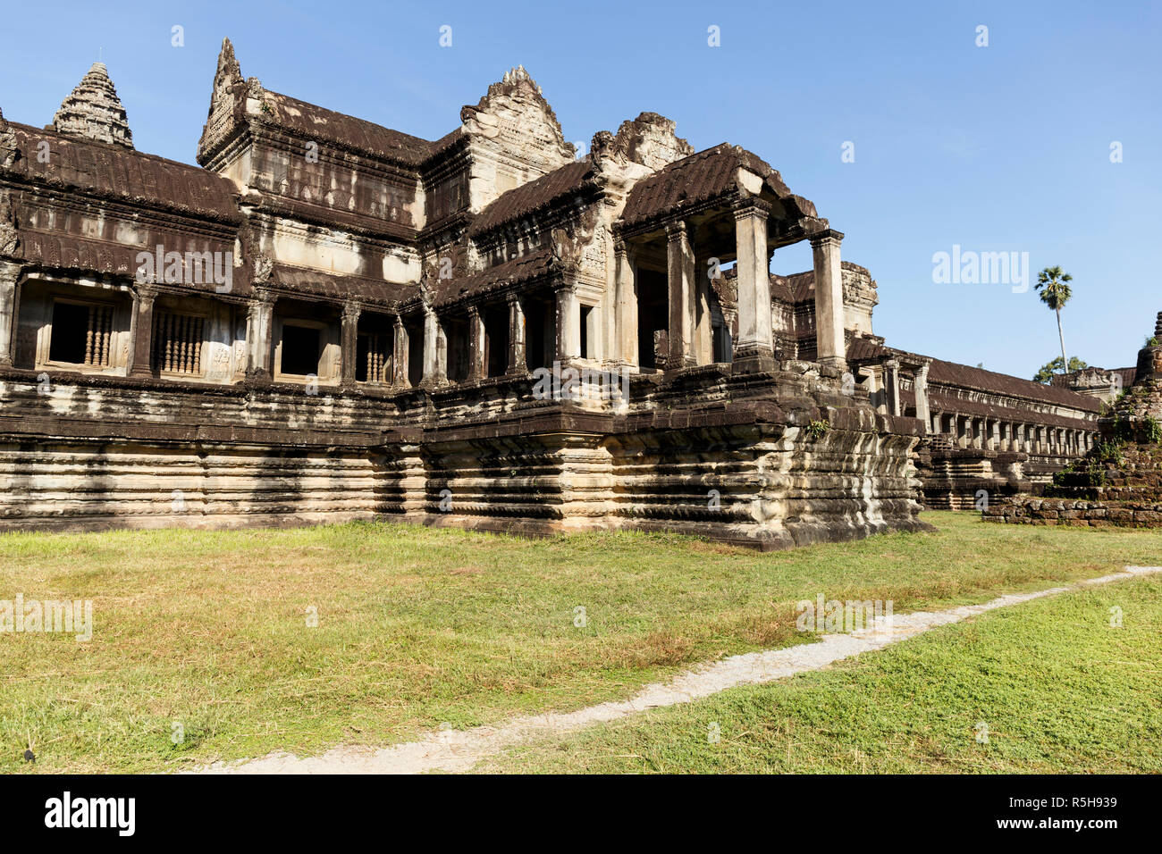 Angkor Wat Temple in Siem Reap, Cambodia Stock Photo