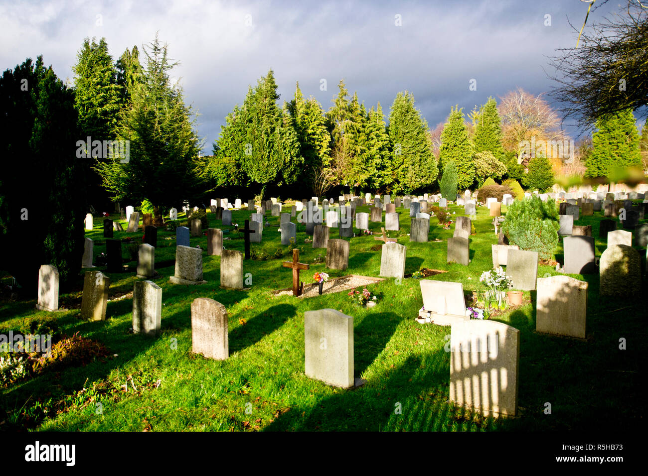 St Mary's Churchyard, Princes Risborough, Bucks, UK Stock Photo
