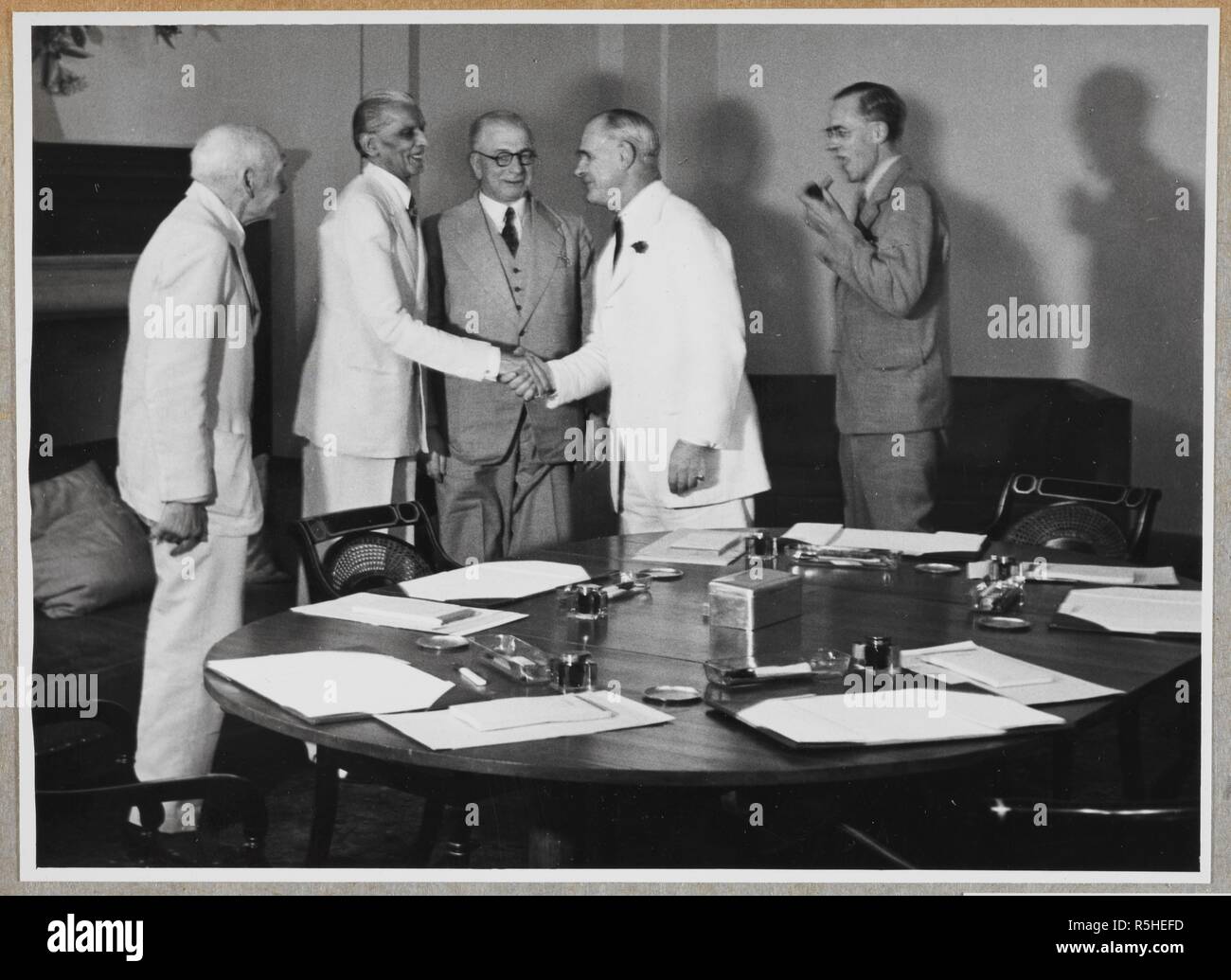 [Jinnah meeting Wavell and the Mission at] The Second Round