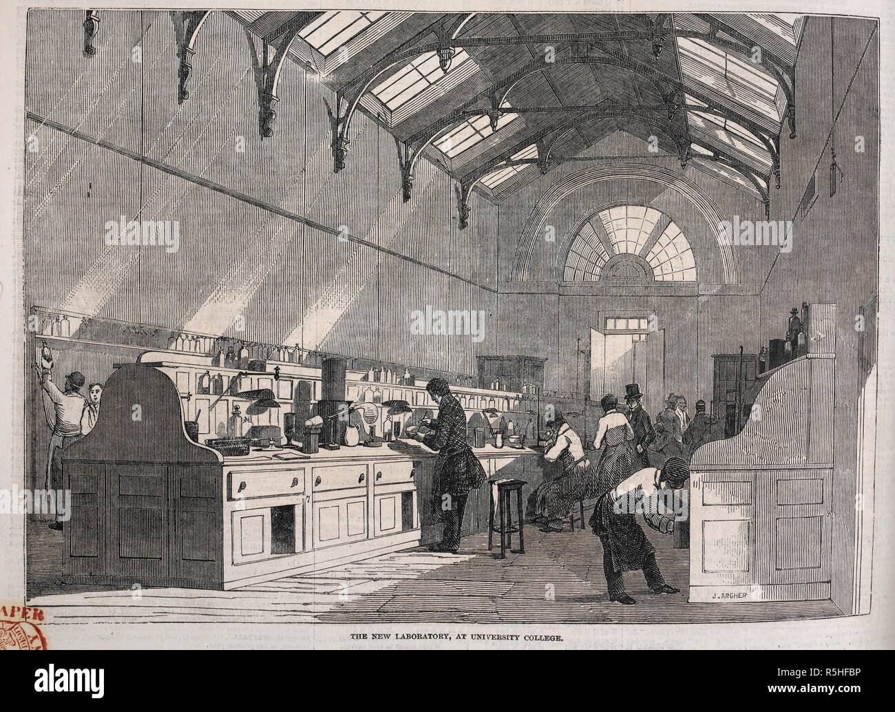 'The new laboratory at University college'. The Illustrated London news ...