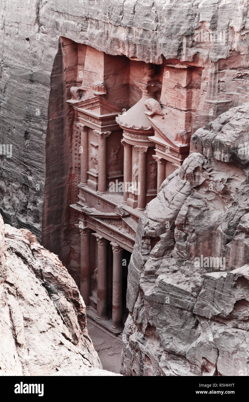 Amazing rock carved treasury hi-res stock photography and images - Alamy