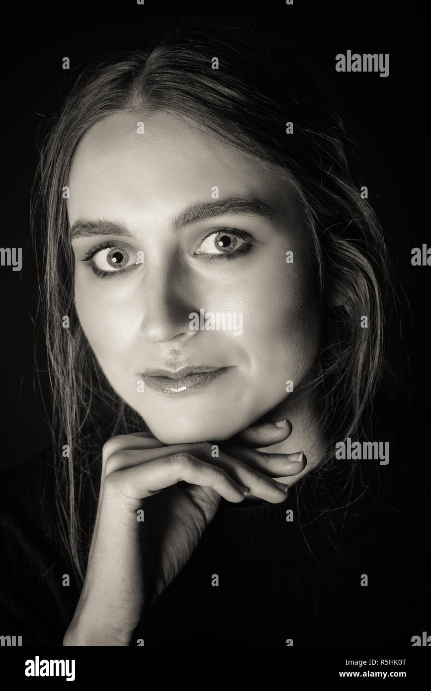 Single Picture Pretty one single solo person hi-res stock photography and images - Alamy