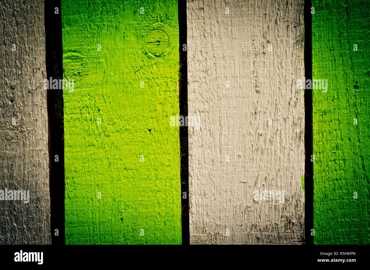 old wooden painted fence as a background Stock Photo - Alamy