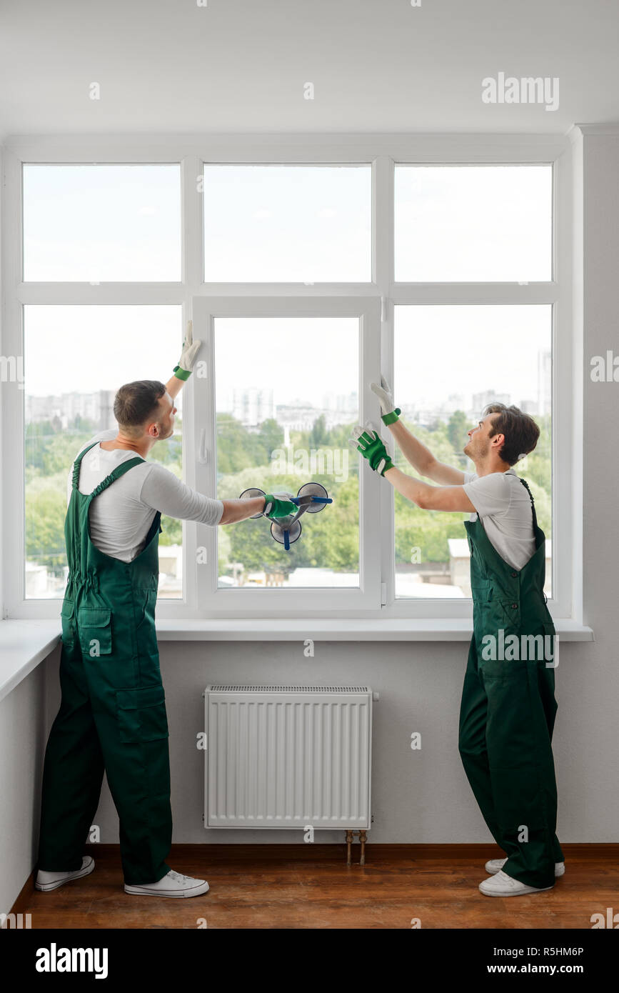 Portrait of workers Stock Photo