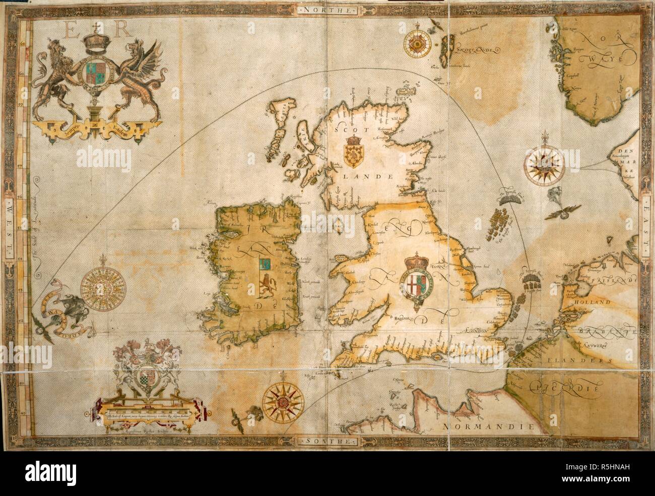 British isles map hi-res stock photography and images - Alamy
