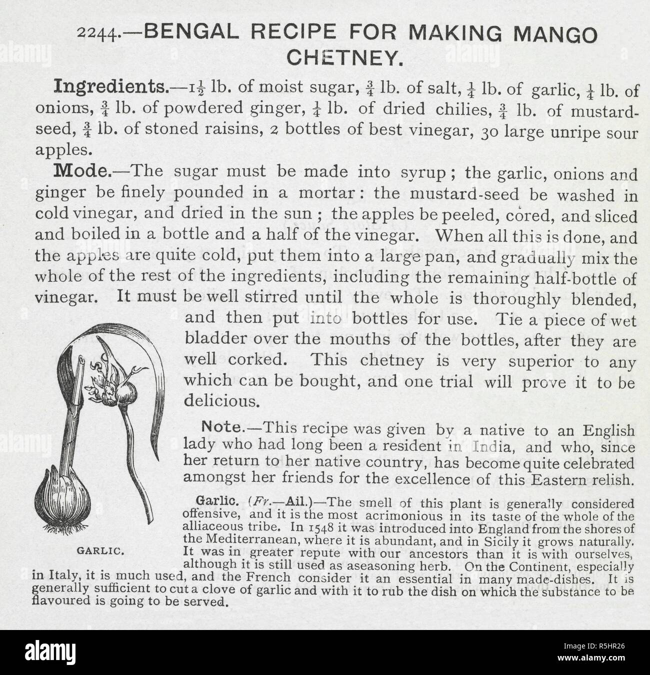 Mango chutney history hires stock photography and images Alamy