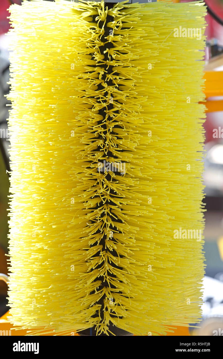 Rotating Cattle Brush Stock Photo Alamy