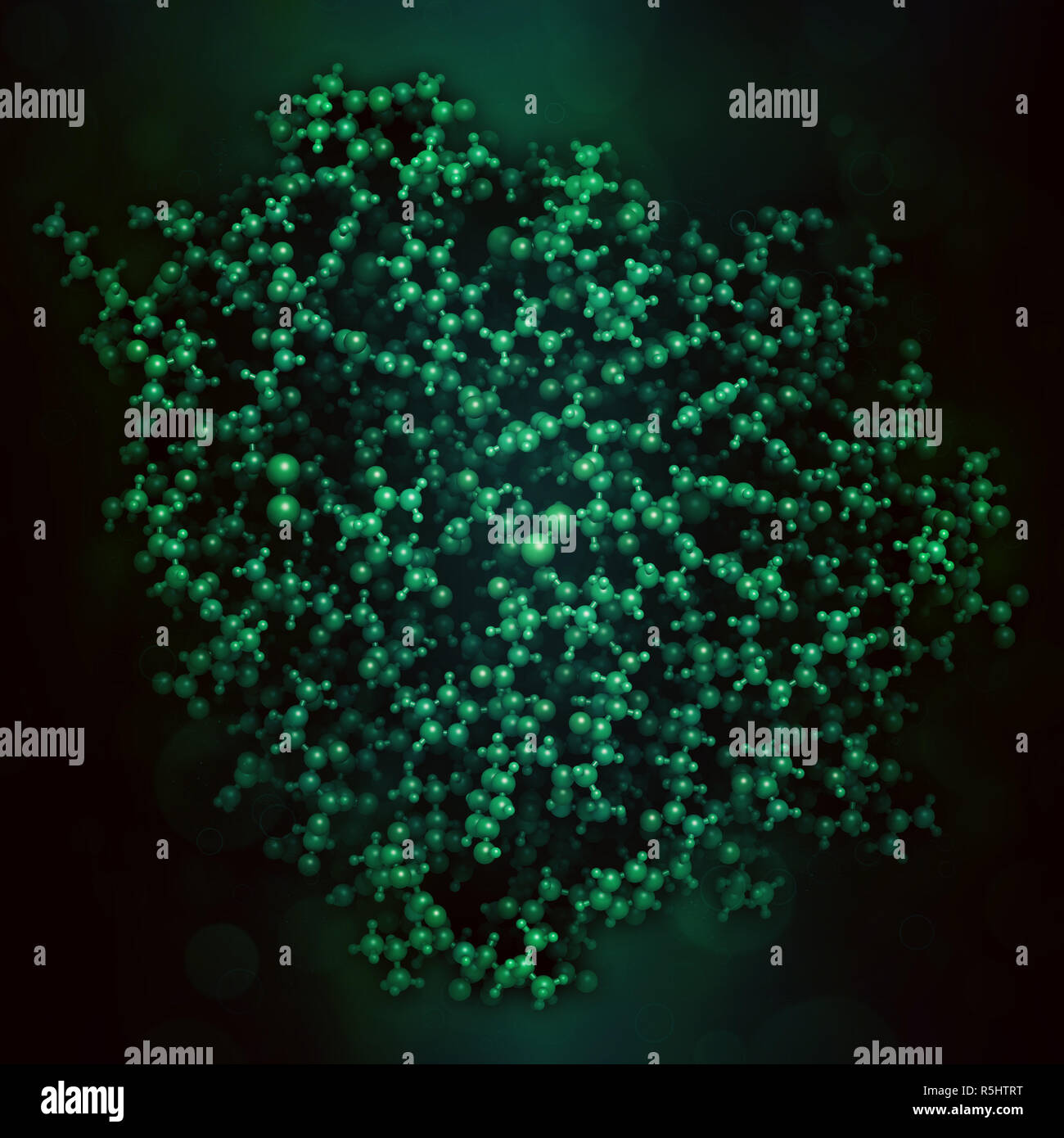 Trypsin digestive enzyme molecule (human). Enzyme that contributes to