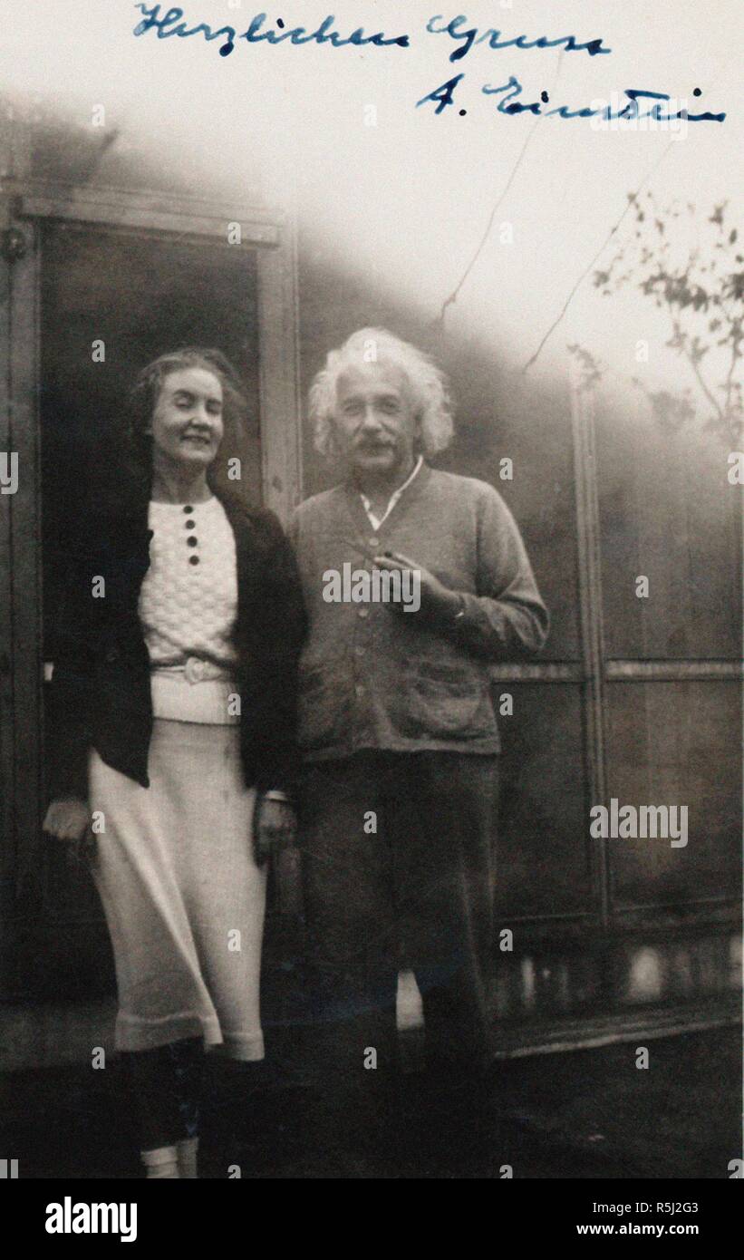 Margarita Ivanovna Konenkova, nee Vorontsova (18961980) and Albert Einstein (18791955). Museum
