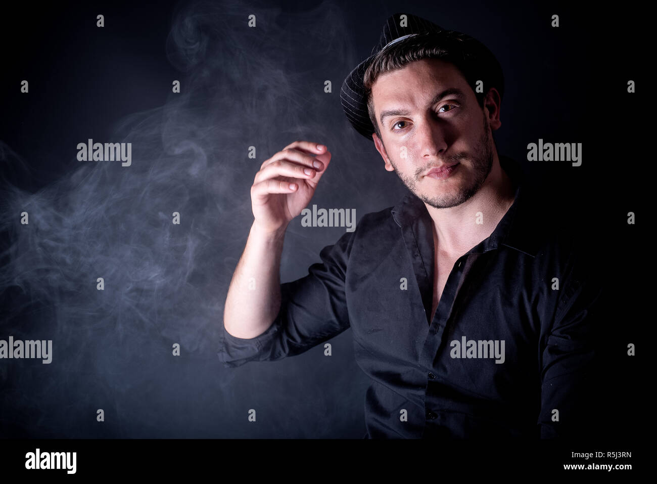 Studio portrait of a young hi-res stock photography and images - Alamy