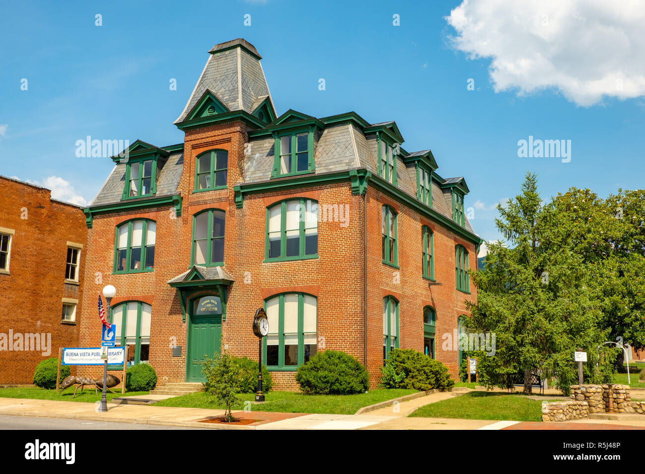 Buena Vista Public Library, Old Couthouse, 2110 Magnolia Avenue, Buena