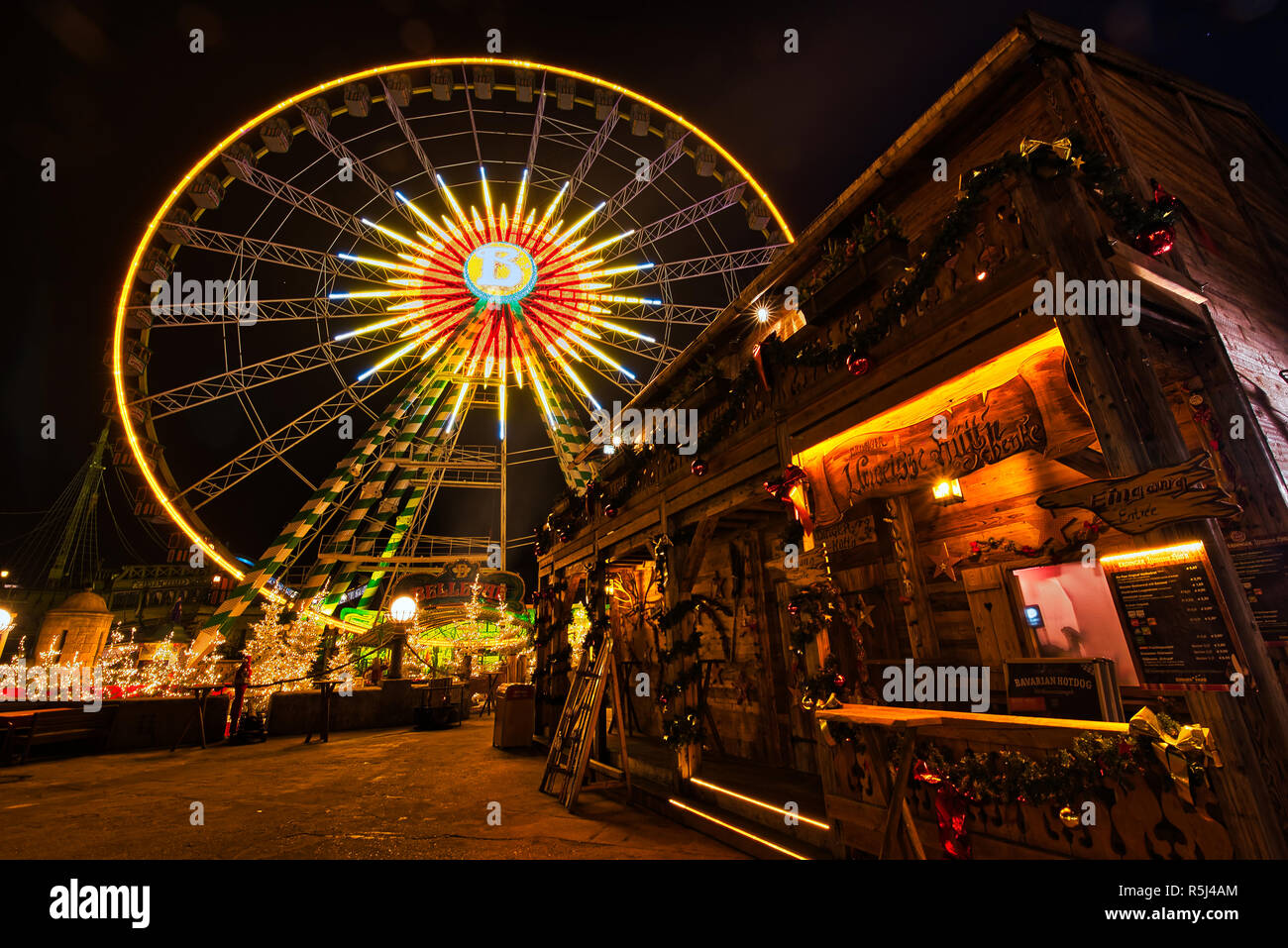 Winter Christmas Holiday In Europa-park Stock Photo - Alamy