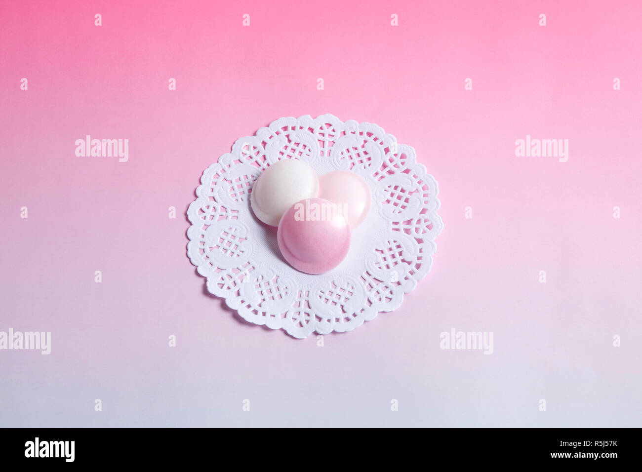 flying saucer multi coloured candy Stock Photo Alamy