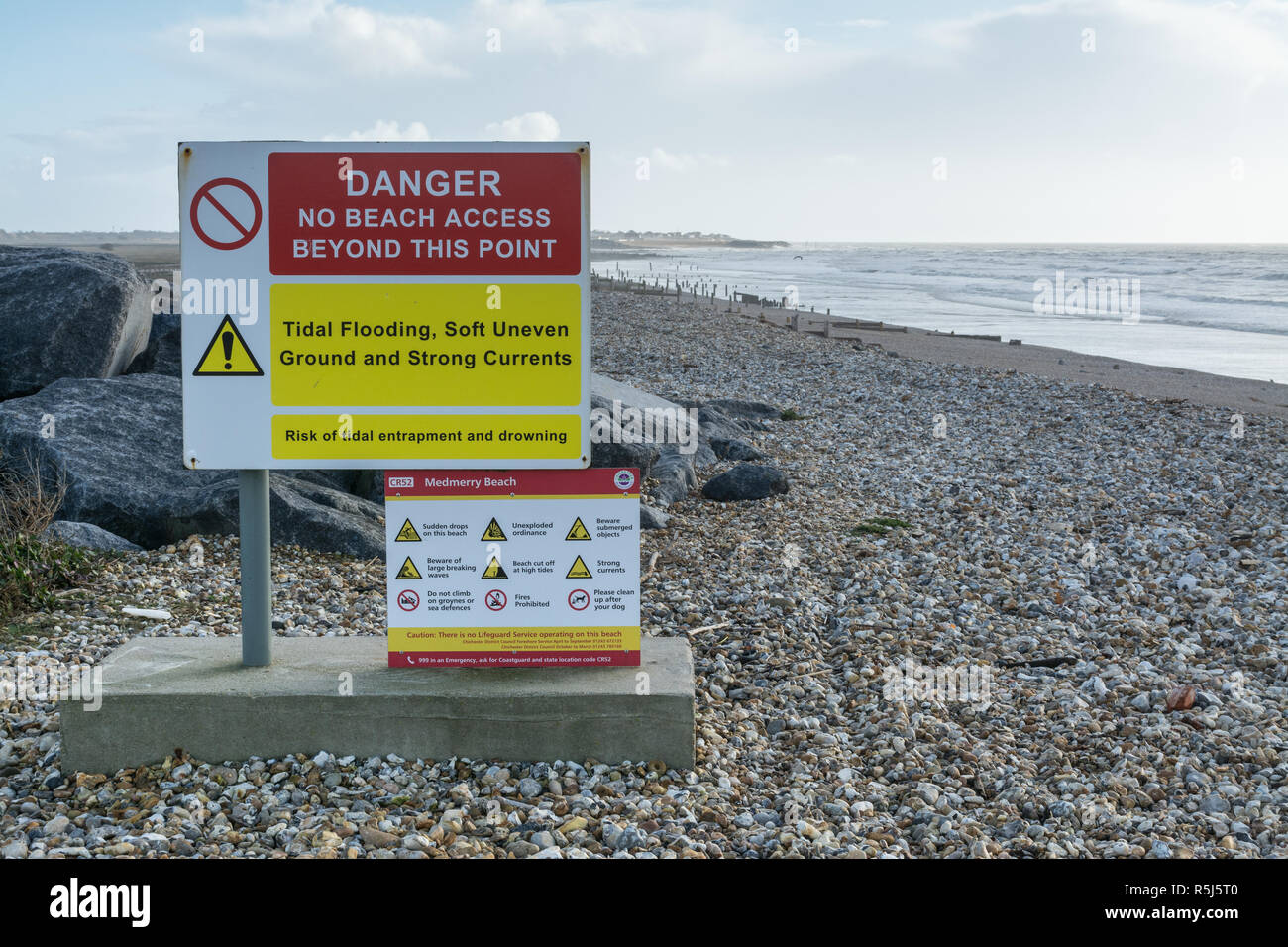 Beach Signs High Resolution Stock Photography And Images Alamy